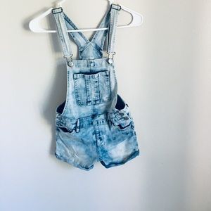 Justice Jean overalls light-wash size 12